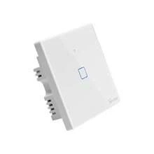 T2UK1C,SONOFF Smart Light Switch, WiFi Smart Touch Switch Smart Wall Light Switch Works With Alexa , APP Remote Control & 433MHz RF Control, Neutral Wire Required, White, 1 Gang, APP Remote Control,Timing Fuction,Smart Scene,Smart Home Control,Smart Home, Intelligent Control. - White - View 2