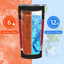 20oz/40oz, Edelstahl Wasserflasche mit Griff, Vakuumflasche, geeignet für Outdoor-Reisen (mit Strohhalm), geeignet für Schule, KPOP Idol, Geschenke für RUBIES, Valentinstag Geschenke, Isolierung und Kühlung