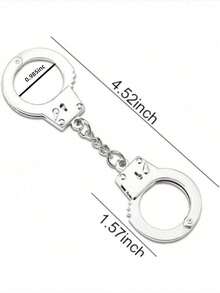 Accesorio de entretenimiento casual, divertido, mini, creativo, de ocio, de entretenimiento, llavero de esposas para parejas, juguete de pulgar, mejor regalo pequeño de llavero, colgante de llavero mini, juguete de juego multiocasión