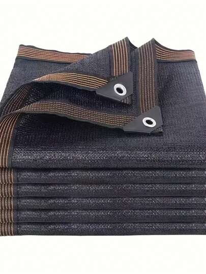 Heavy Duty Black Edged Shade Netting - High Density Polyethylene Mesh, Suitable For Greenhouse, Patio, Plants, Gazebo And Porch. Porch Shade, Greenhouse Shading, Reinforced Edges, Mesh, UV Resistant Fabric, Tear-Resistant Netting, Shade Cloth, Greenhouse Owners, Commercial Growers