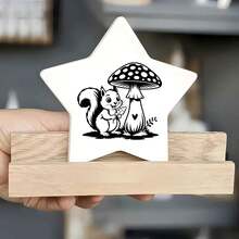 18PCS Autumn Theme - Autumn Proverbs, Pumpkin, Mushroom Pattern DTF Transfer Paper, Scratch-Resistant, Self-Adhesive DIY CraftS Stickers, Suitable For Laptops, Water Bottles, Etc. Easy To Apply - Multicolor - View 8