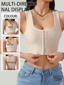 2pcs Front Closure Minimizer Bras, Prevent Bulge, Lift & Enhance Bust, Sports Bra Tops