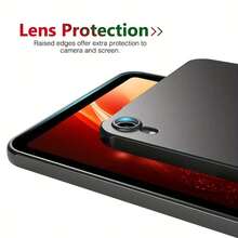 A Black Tablet Shell, Suitable For IPad Black Tablet Shell/Honor Black Tablet Shell/ Black Tablet Shell/Tablet Black Protective Minimalist Case. This Case Is A Scratch-Resistant Protector For Tablets. It Has A TPU Transparent Case And A Silicone Transparent Case. It Is Ultra-Thin And Transparent, With Anti-Yellowing, Anti-Shock, And Anti-Fingerprint Features. This Is A Protective Case And Cover For Tablets. - Black - View 2