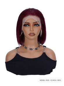 Eulisi 13x4蕾丝前假发，180%密度，无胶高密度透明蕾丝前假发，真人发丝预先拔毛，带婴儿绒毛，自然发际线（8-14英寸），蜜金色 P427#，姜橙色 350#，棕色 4#，酒红色 99J#，1B#，自然黑色 - 自然色&黑色系 - 查看 38