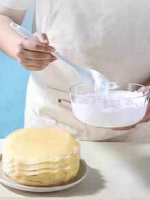 Espátula de silicona para cocinar en blanco, suave y resistente al calor para principiantes. Espátula de silicona grande y pequeña, espátula para mermelada, espátula resistente a altas temperaturas para crema. Herramientas para revolver y hornear, utensilios de cocina, artículos esenciales para apartamentos y dormitorios universitarios, suministros de repostería navideña para romper huevos, exprimir mermelada, mezclar, cocinar y hornear