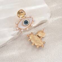 1 Pair Of Fashionable, Creative And Individual Eye-Shaped Earrings, Suitable For Women's Daily Use, Party, Wear And Holiday Gifts - Nhiều màu - Xem 6