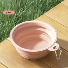 Foldable Silicone Pet Bowl, Portable Travel Drinking Bowl For Dogs, Outdoor Water Food Feeder