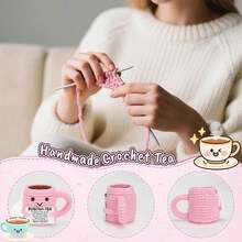 1 bộ tách trà hồng móc nhỏ xinh trang trí tấm thiệp năng lượng tích cực. Gửi tặng nam, nữ, bạn bè, con gái, quà tặng ngày lễ, quà sinh nhật, quà tặng Ngày của Mẹ, quà tặng cảm ơn thầy cô, quà tặng Ngày của Cha, quà tặng sinh nhật, tuần lễ tốt nghiệp, quà tặng Giáng sinh. - Nhiều màu - Xem 5