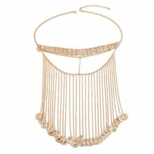 1pc Fashionable Coin & Tassel Halloween Party Masquerade Mask Chain