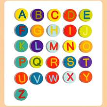 Khối xếp hình ghép hình ốc sên hoạt hình cỡ lớn dành cho trẻ em, 26 trò chơi ghép hình nhận dạng chữ cái tiếng Anh viết hoa và viết thường, phù hợp cho bé trai và bé gái, khai sáng tiếng Anh, đồ chơi giáo dục gia đình, quà tặng Giáng sinh, sinh nhật, mẫu giáo - Nhiều màu - Xem 9