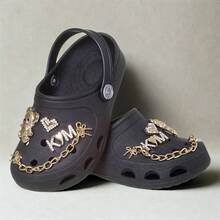 Chinelo Babuche Infantil Sandália Menina com Enfeites