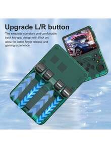R36S Open Source Retro Classic Handheld Game Console, 3.5" High Definition IPS Screen, Linux System, 64GB Built-In Memory, 16000+ Games, Supports Multiple Emulators, Portable Handheld Game Player - Multicolor - View 4