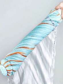 1 pieza Trapeador que se exprime solo, trapeador giratorio con las manos libres, Trapeador giratorio Picasso, un solo trapeador para limpiar todo, paño de limpieza, alta absorbencia, uso en seco y húmedo, protección del piso, limpieza sin tocar, apto para madera, azulejos, laminados, apto para el hogar, la cocina, el baño, sin necesidad de electricidad, se puede usar en la sala de estar, el dormitorio, el baño - Verde - Ver 6