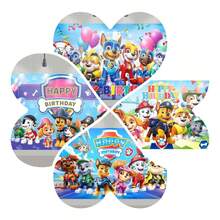 Paw Patrol Paw Patrol Authorized PAW Patrol Birthday Party Cake Table Supplies Decorations Background Cloth Banner Perfect Decoration For Birthday Party Room Wall Background Cloth Photo Booths Studio Props