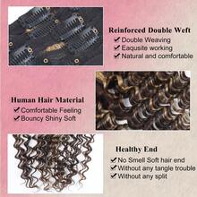 Clip In Hair Extensions Real Human Hair, 20 Inch 120g, #427 Highlight Blonde, Invisible Seamless Body Wave Brazilian Remy Human Clip In Extensions For Women 8pcs With Double Weft - P427 - Ver 3