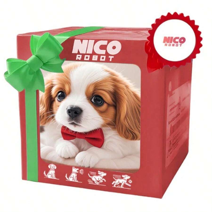 The Latest Intelligent Electric Plush Dog Toy, Simulated Interactive Puppy Barking And Wagging Its Tail, Soft And Skin-Friendly Material, Baby Thanksgiving Christmas Early Childhood Education Fun Entertainment, Creative Holiday Gift