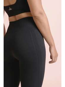 Lupo Max Women's Gym High Waist Training Original Leggings - 黑色的 - 查看 6