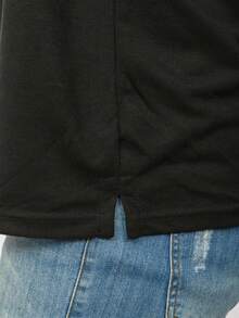 Polo Preta Premium Masculina – Elegante e Confortável - Preto - Visão 5