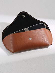 Hộp đựng kính râm bằng da PU dành cho cả nam và nữ, lớp lót bảo vệ tốt nhất cho kính của bạn - màu đen - Xem 14