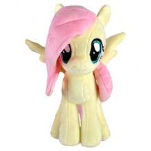 Hasbro (約 32cm) My Little Pony 彩虹小馬 12 英吋官方授權毛絨娃娃，柔軟彩色填充玩偶附可穿戴配件 | 驚喜開箱禮物，適合女孩，激發想像力 - 小蝶 - 查看 6