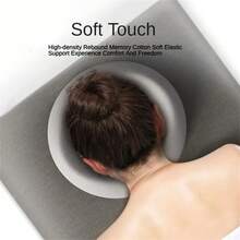 2PCS U Shape Massage Table Cradle Face Down Pillow Head Rest Cushion Pad Accessory - Grey - View 4