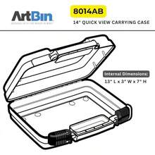ArtBin Estuche de Transporte de visión rápida, Mediano, 14'', 6 - 14 pulgadas - Estándar - Ver 4