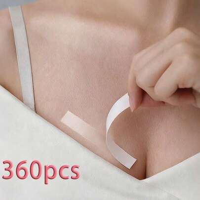 36/72/108/360pcs Women's Transparent Double-Sided Tape, Traceless Invisible Breast Enhancement Tape, Strong Clothing Glue, Clothing Anti-Slip Accessories, Fixed Stickers, Prevent Exposure And Exposure, Protect Skin/Body Care Tools/Festival Necessities/Camping/Travel Necessities/Wedding/Valentine's Day/Easter/Valentine Day/