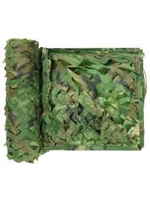 1pc Bulk Roll Camouflage Net For Hunting, Military, Decoration, Sun Shade, 4x5m/3x6m/2x3m Bulk Roll Coarse Linen Camouflage Waterproof Net, For Hunting Blinds, Dinosaur Birthday, Jungle Theme Party Decor, Camping, Shooting, Sunshade, Mesh Backing Oxford Camouflage Net, Military Surplus, Deer Stand Hunting, Party Decor, Photography And Car Cover - Multicolor - View 17
