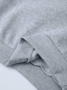 Sudadera informal de estilo suelto con capucha manga larga estampado de letra para hombre sudadera con capucha hombre ropa casual diseño moderno cómoda y transpirable calidad premium tallas disponibles - Gris - Ver 4