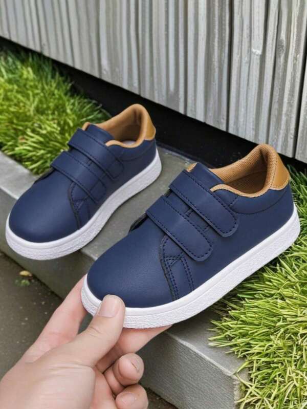 1 Par de Calçados Esportivos Casuais Infantis com Design de na Moda, Bottom Macio e Confortável, Leves, Adequados para Atividades ao Ar Livre na Primavera e no Outono