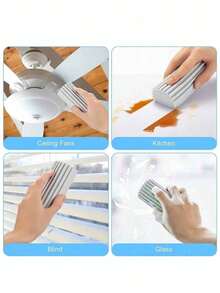 إسفنجات تنظيف رطبة لإزالة الغبار، فرش تنظيف إسفنجية، إزالة الغبار من الستائر والزجاج والأرضيات والفتحات التهوية والسياجات والمرايا وأخاديد النوافذ. قماش تنظيف رطب للسيارة، فرشاة مطاطية قابلة لإعادة الاستخدام، إسفنجة للستائر والنوافذ المطبخ، قماش تنظيف رطب، أدوات تنظيف، قطع غيار السيارات، التنظيف، أدوات التنظيف، منتجات التنظيف، المطبخ، الحمام، الإسفنج، ملحقات المطبخ