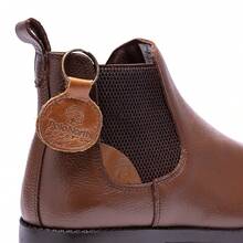 100% Genuine Leather Boot, Soft, Light And Comfortable, Flexible Sole, Country Fashion Boot, Coffee - 咖啡 - 查看 7