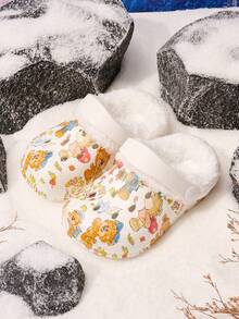 Kids' Warm Thermal Lined Casual Clogs, Suitable For Winter