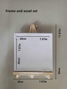 1 pieza Caballete de escritorio de madera sin terminar de 11.81/15.75/19.69 pulgadas - Sin pintura ni olor, adecuado para arte de lienzo, manualidades de escritorio, caballete de lienzo portátil, también funciona como soporte para teléfono/tableta, arte y dibujo para adultos, caballete de exhibición de pintura para principiantes, estudiantes, escuelas, bodas, soporte para tarjetas de fiesta de cumpleaños