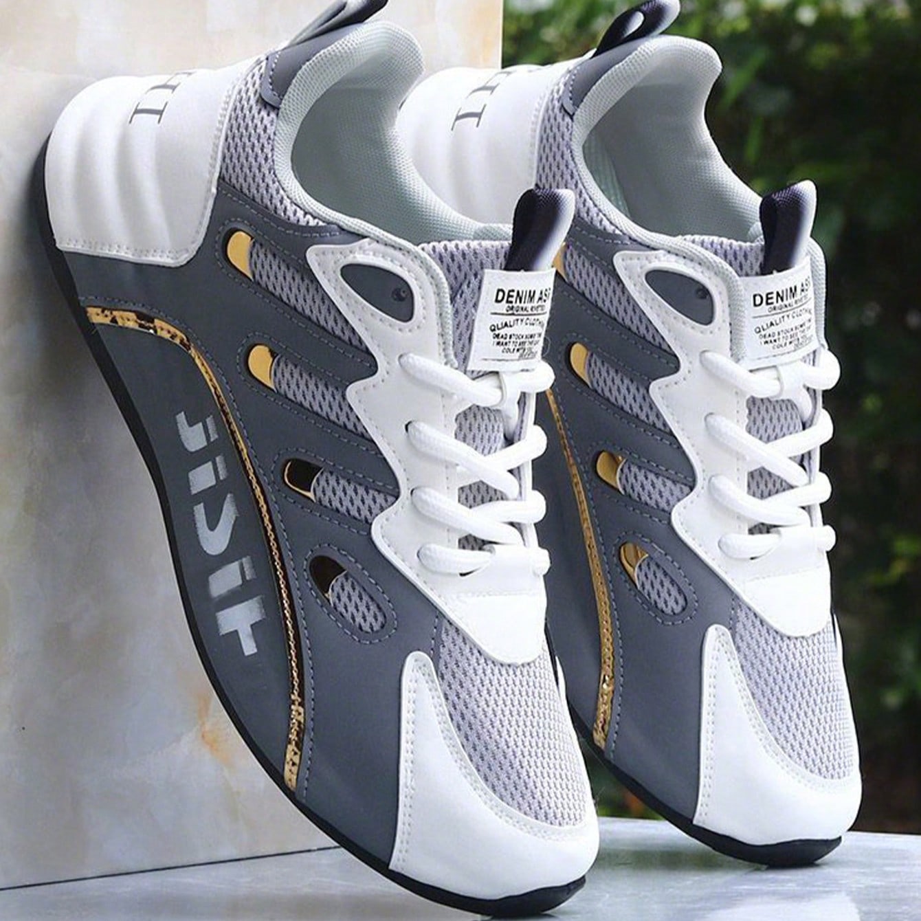 Zapatos deportivos casuales con malla transpirable para hombres, suela suave y resistente al desgaste