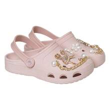 Children's Babouche Flip Flop Girl's Sandal With Ornaments - Bụi hồng - Xem 6