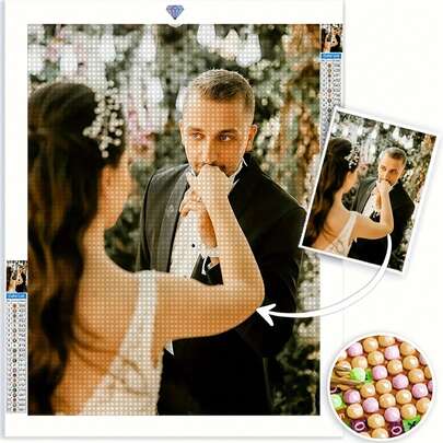 Personalized Custom 5D Round Diamond Painting From Photos, Full Diamond Decoration For Living Room And Bedroom, Perfect Gift For Holidays And Special Occasions.Customized Personalized 5D Full Diamond Art Painting Craft, Beautiful Rhinestone Personalized Photo Customization, Animal Landscape Customization, DIY Round Diamond Embroidery Art Set, Create Mosaic Home Decor Gift Diamond Painting Art Kits For Adults Accessories Pen Storage Club Dotz Arts Kit Dots Paintings Tools Small Square