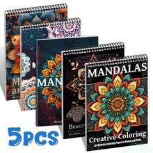 Adult Coloring Book - Exquisite Mandala Patterns, Suitable For Beginners, Made Of High-Quality Thick Paper, 30 A4 Pages Spiral Bound, Suitable For Both Men And Women, Ideal For Leisure, Entertainment And Meditation, A Perfect Gift For Christmas, Valentine's Day, Ramadan And New Year.