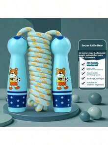 1根可调节跳绳，适合男孩、女孩，可用于健身、户外活动——是礼物、生日礼物、圣诞礼物等的完美之选。 - 彩色 - 查看 6