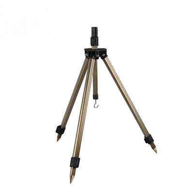 Zewnętrzny, składany, przenośny uchwyt na wędkę ze stopu aluminium, do podwójnego użytku na ziemi