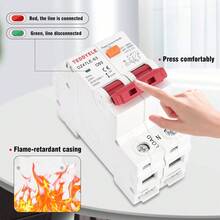 [Aggiornamento della ] Interruttore differenziale magnetotermico (RCBO), protezione da sovraccarico e cortocircuito, interruttore automatico per quadro elettrico domestico, guardiano della