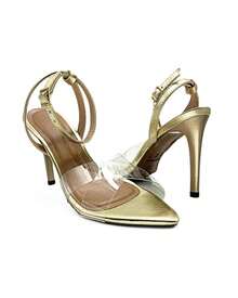 Mozione Women Heeled Sandals - 金色 - 查看 6