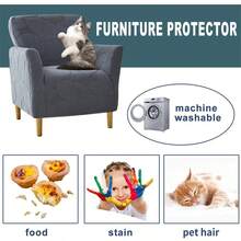 1pc Solid Color Jacquard Armchair Cover, Elastic Nordic Club Chair Slipcover, Anti-Fouling Single Sofa Protector, Suitable For Living Room, Hotel, Bedroom - Multicolor - View 8