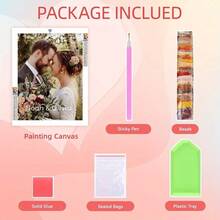 A Customized Set Of 5D Diamond Art Painting DIY Diamond Art Painting Customized With Your Own Photo Personalized Special Gift, Multiple Sizes Available With Diamond Painting Tools Included Ornamental Exquisite,Stylish,Fashionable,Modern Custom,Personalized,Unique Ideal Gifts For Him Her,Boyfriend,Girlfriend - Multicolor - View 7