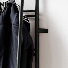Clothing Racks - 25.2"W 2 Row Hooks Gray - View 5