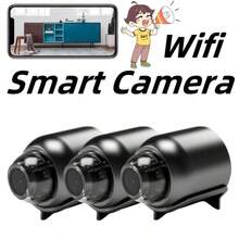 1pc Mini Wifi Hidden Camera With Stand, Smartphone App Controlled Surveillance Camera For Living Room, Bedroom, Office, Car - Black - View 11