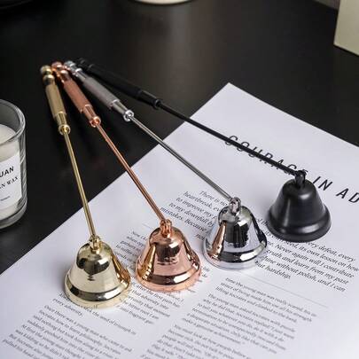 1 件不锈钢烛芯剪，蜡烛配件，带手柄的蜡烛熄灭器，蜡烛芯修剪器，蜡烛爱好者的装饰，礼物，日常使用，适用于万圣节、圣诞节、秋季、冬季、节假日、节日、房间装饰、礼物