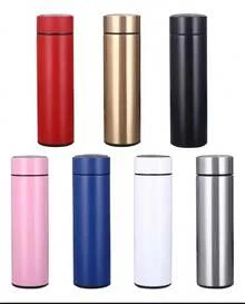 Termo Digital Inteligente 500ml Con Pantalla Led De Temperatura - Blanco - Ver 7