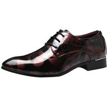 Men Fashion Shoes Dress Oxford Black Brown Red Grey-20256688 - 灰色 - 查看 3