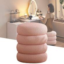 Lightweight Luxury Vanity Stool, Makeup Dressing Table Chair, Footrest Pouf, Living Room Sofa Bench, Shoe Changing Stool